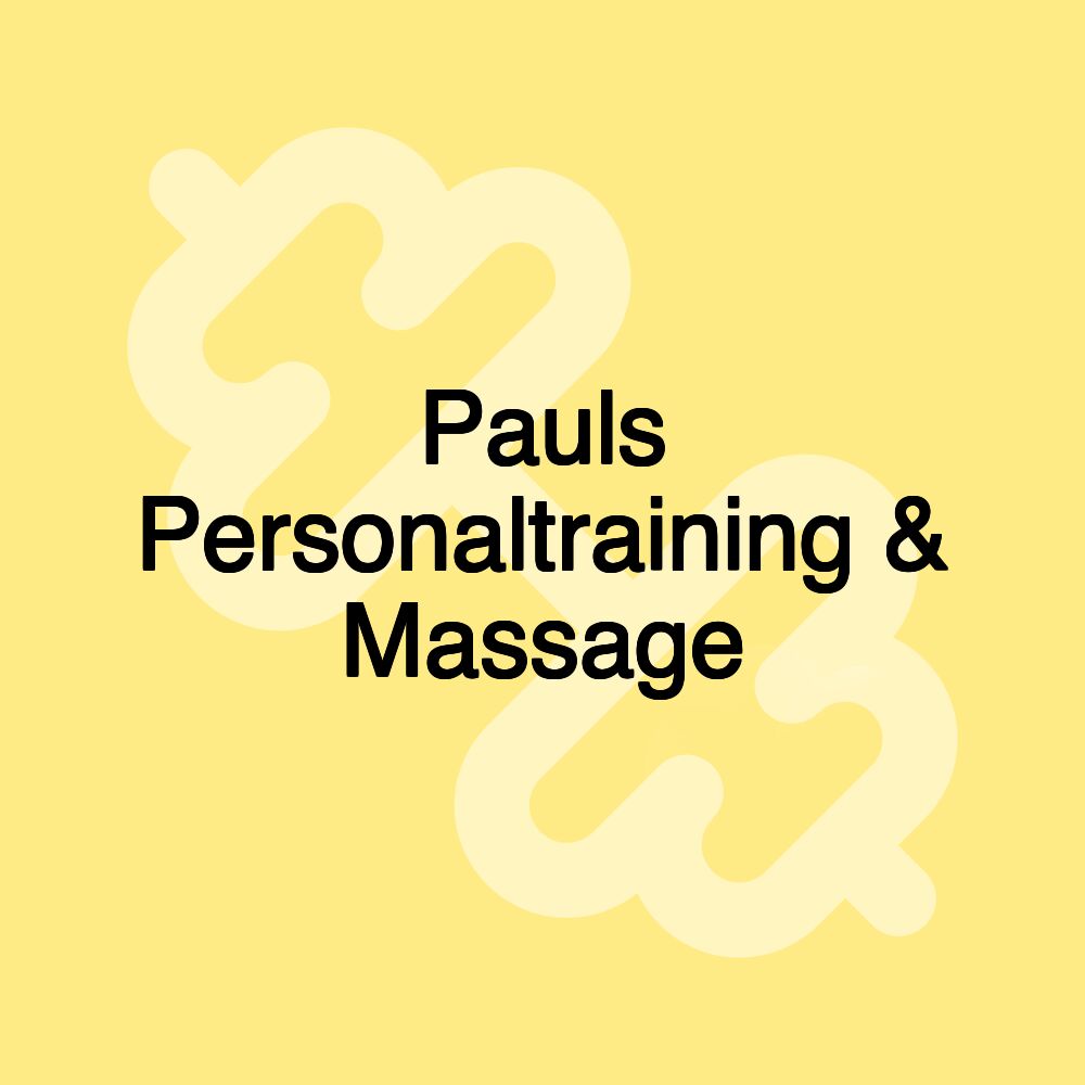 Pauls Personaltraining & Massage