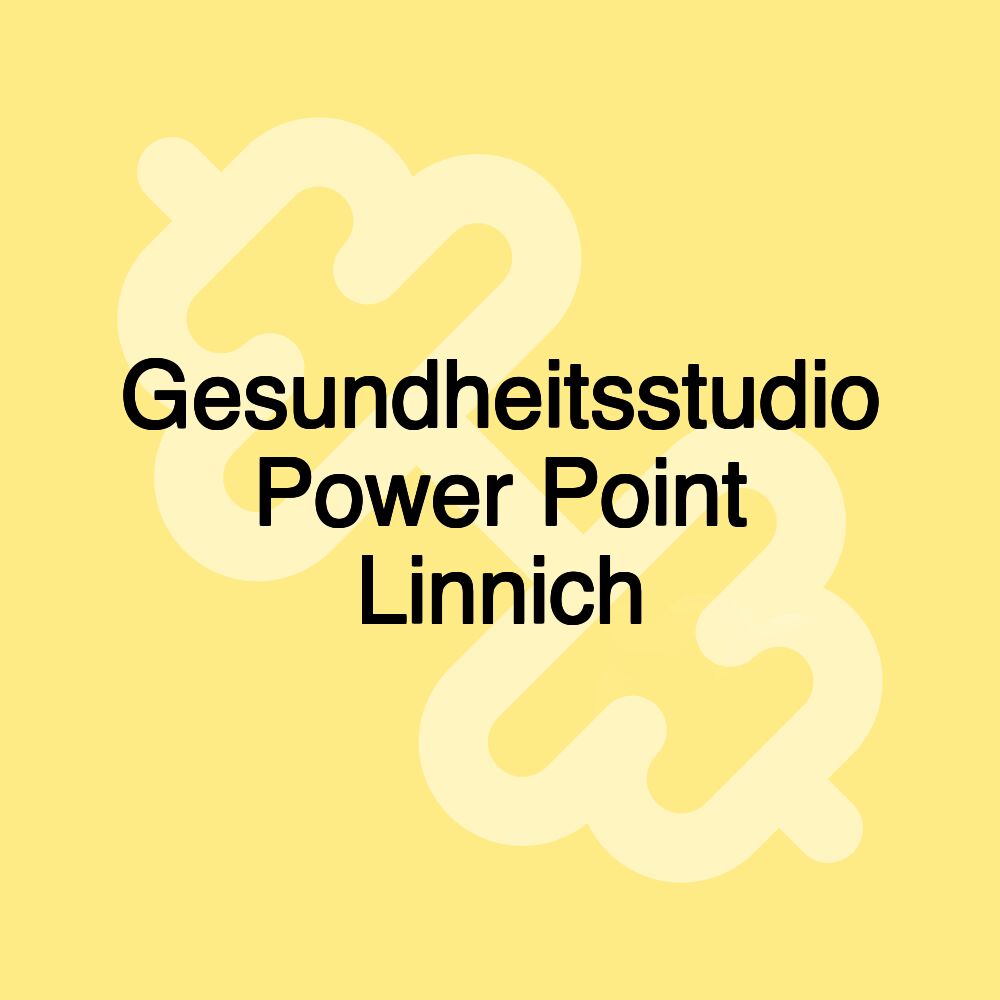 Gesundheitsstudio Power Point Linnich