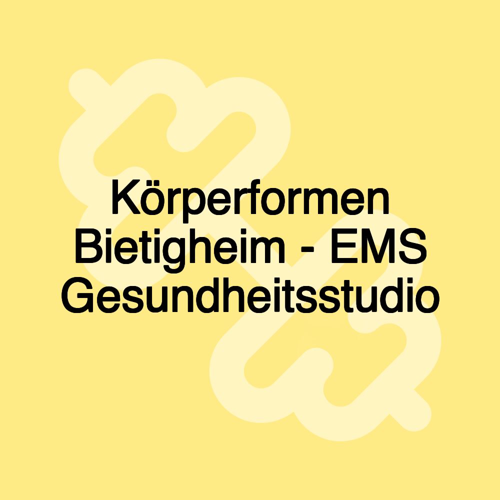 Körperformen Bietigheim - EMS Gesundheitsstudio