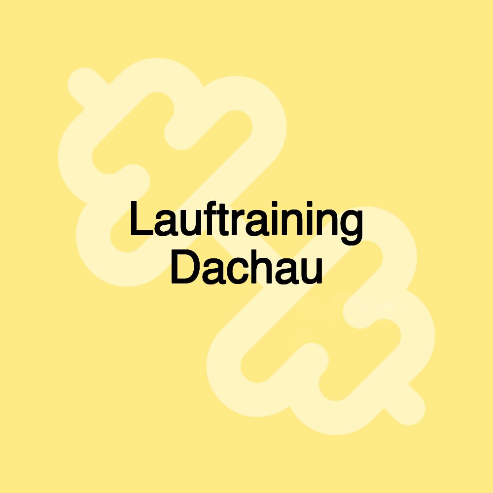 Lauftraining Dachau