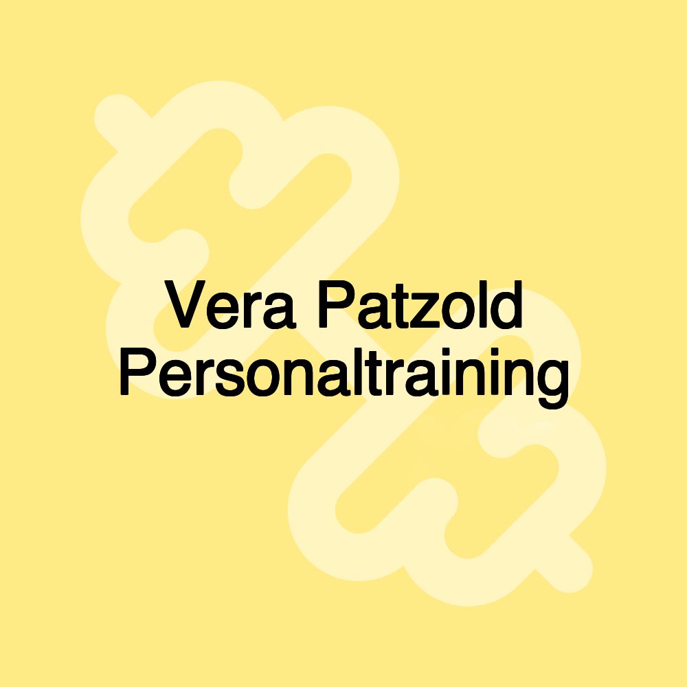 Vera Patzold Personaltraining