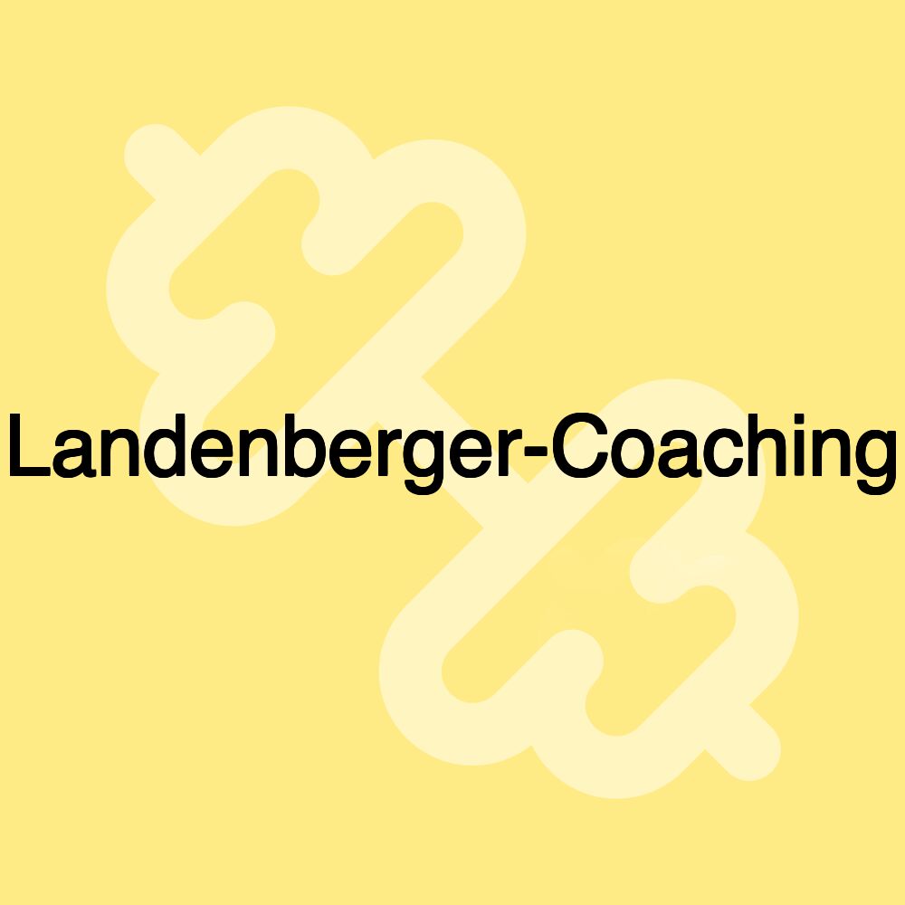 Landenberger-Coaching