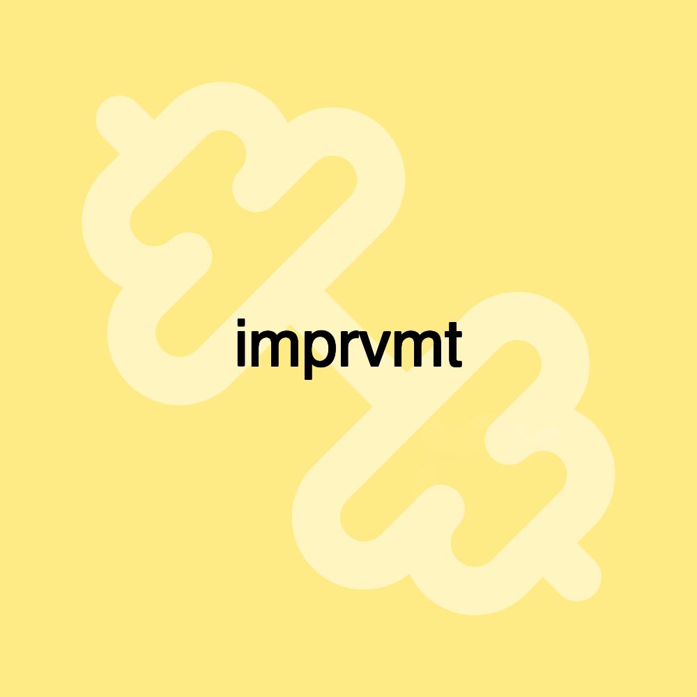 imprvmt