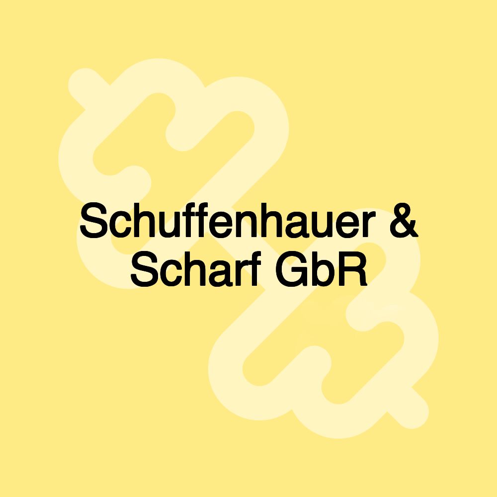 Schuffenhauer & Scharf GbR