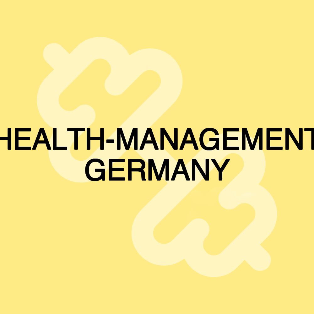 HEALTH-MANAGEMENT GERMANY