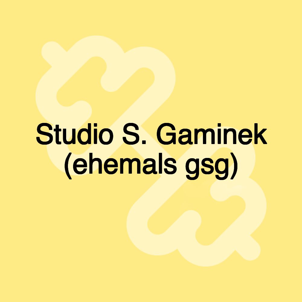 Studio S. Gaminek (ehemals gsg)