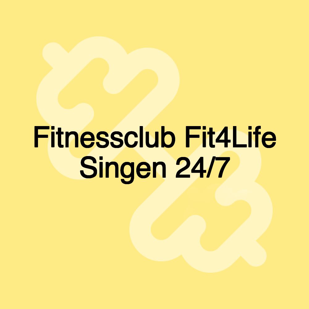 Fitnessclub Fit4Life Singen 24/7