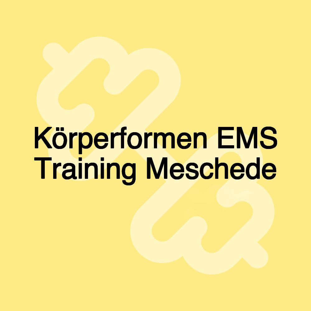 Körperformen EMS Training Meschede