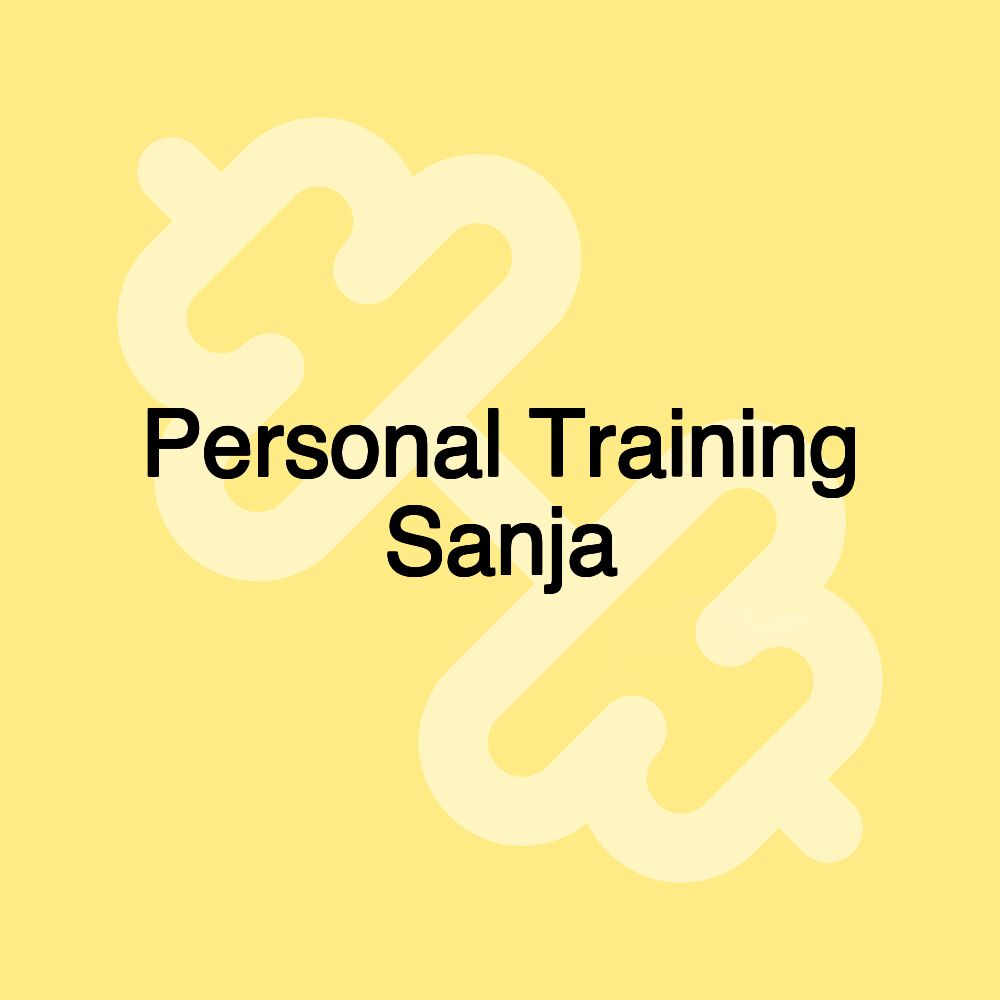 Personal Training Sanja