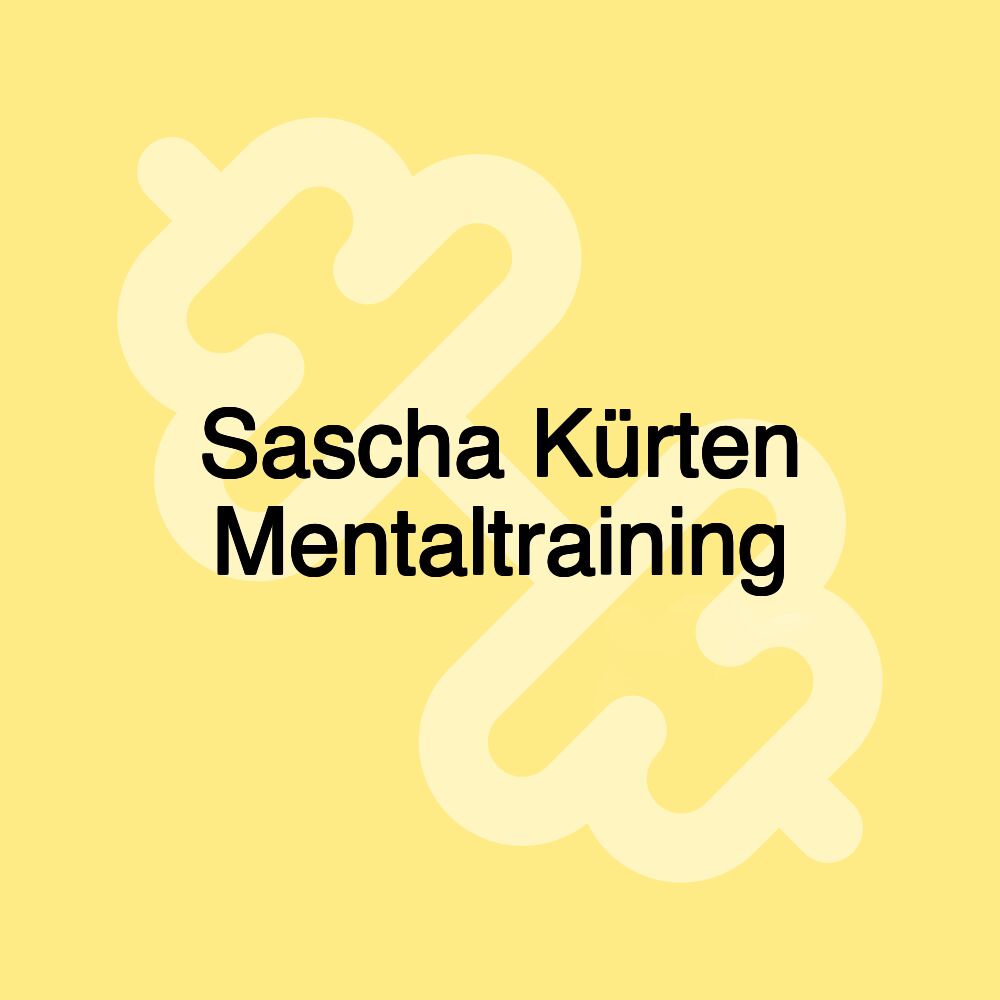 Sascha Kürten Mentaltraining