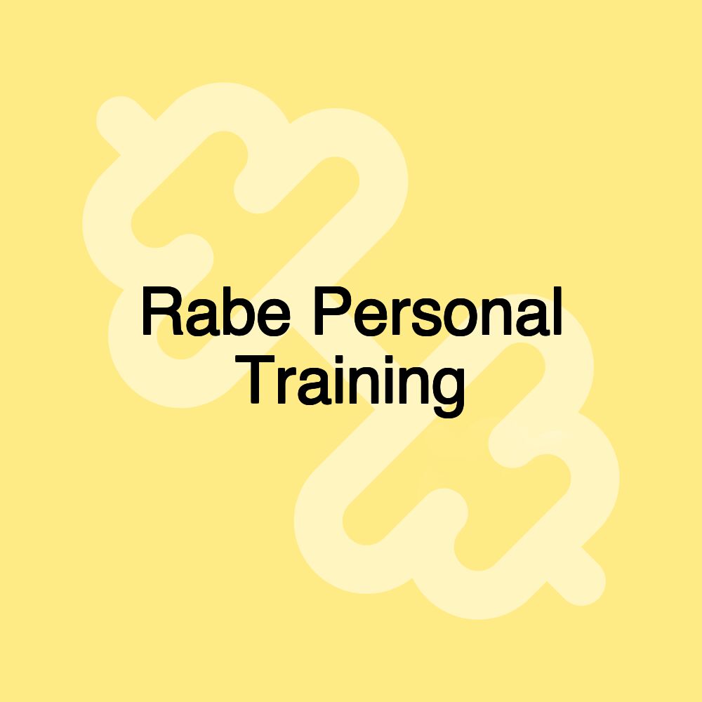 Rabe Personal Training