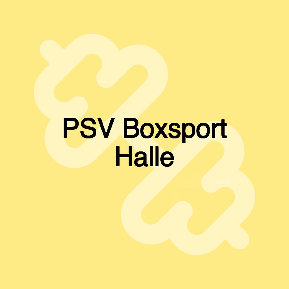 PSV Boxsport Halle