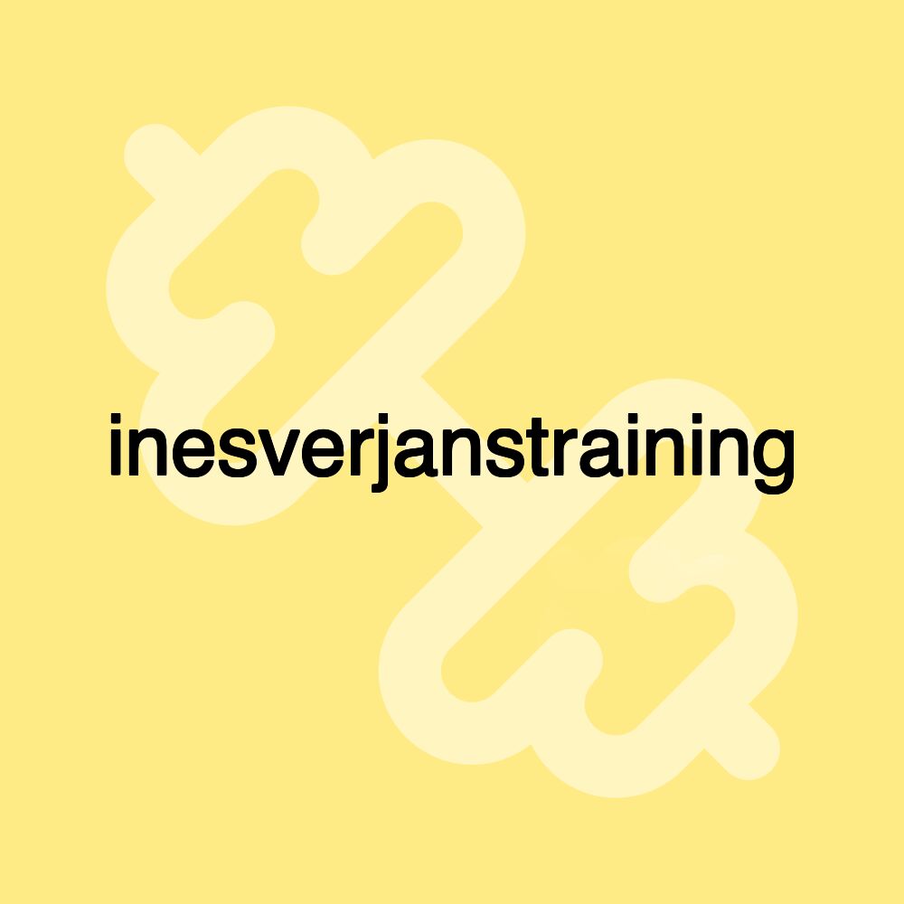 inesverjanstraining