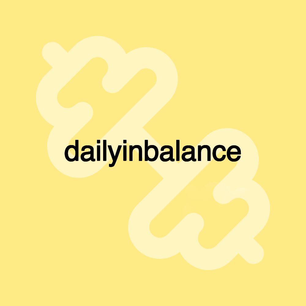 dailyinbalance