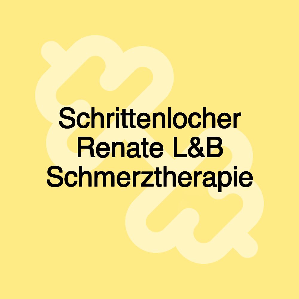 Schrittenlocher Renate L&B Schmerztherapie