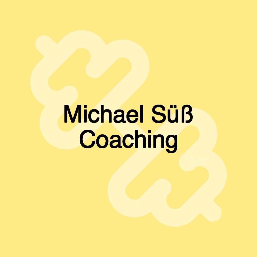 Michael Süß Coaching