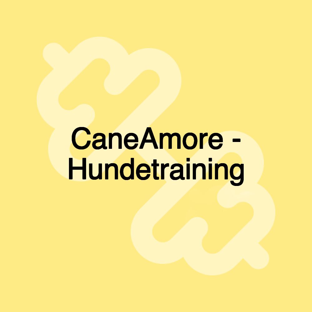 CaneAmore - Hundetraining