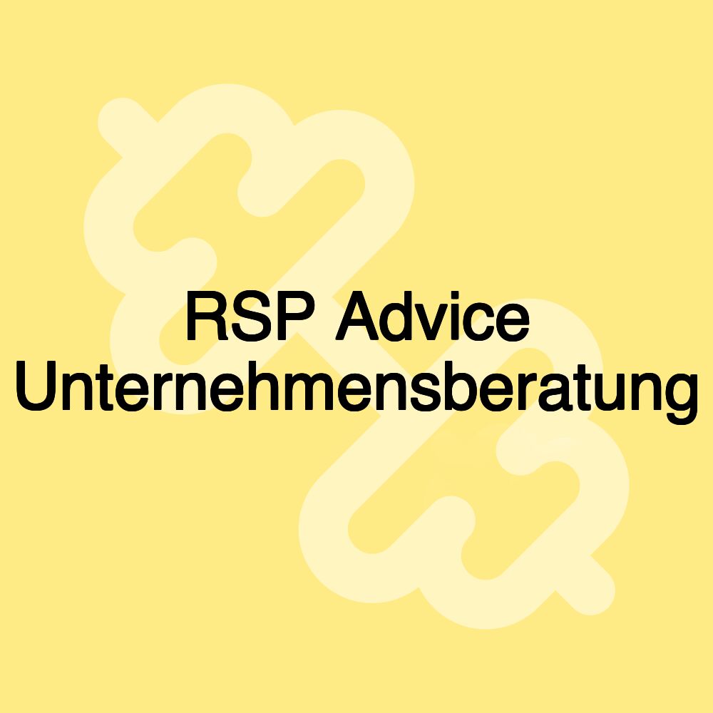 RSP Advice Unternehmensberatung