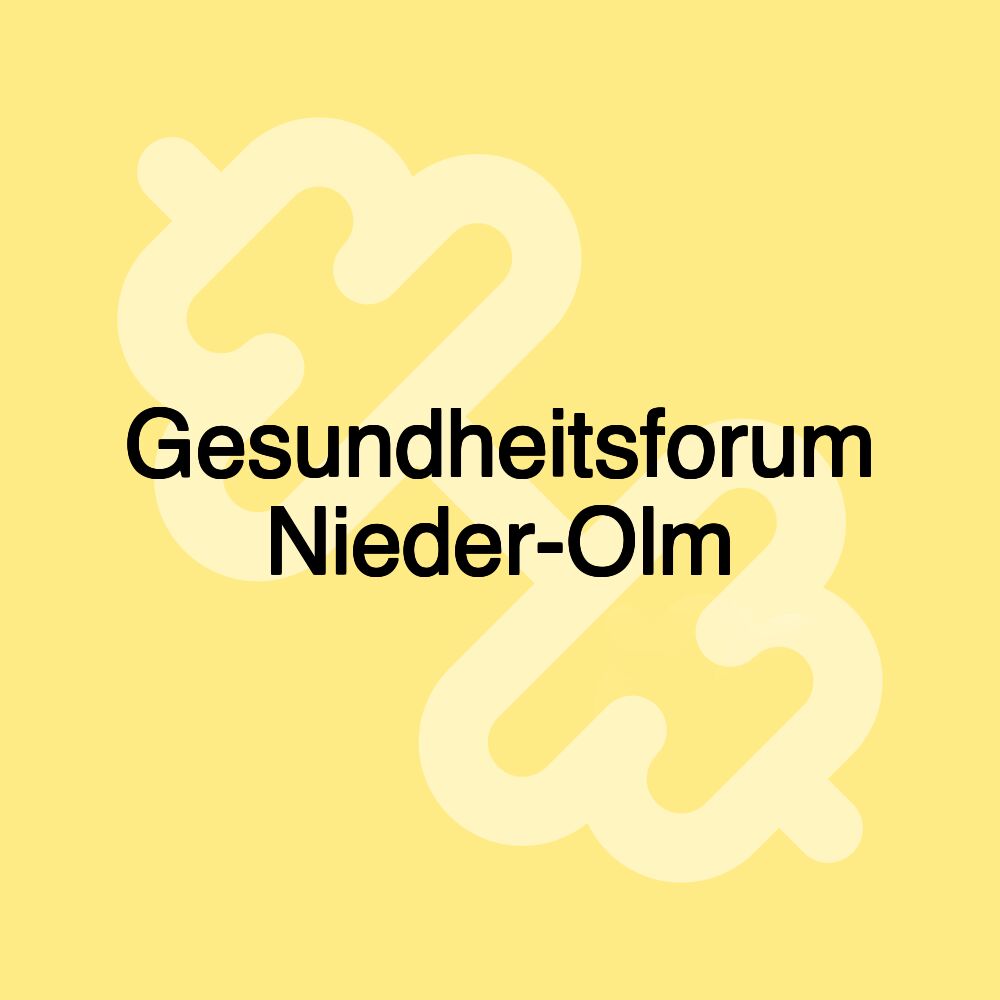 Gesundheitsforum Nieder-Olm