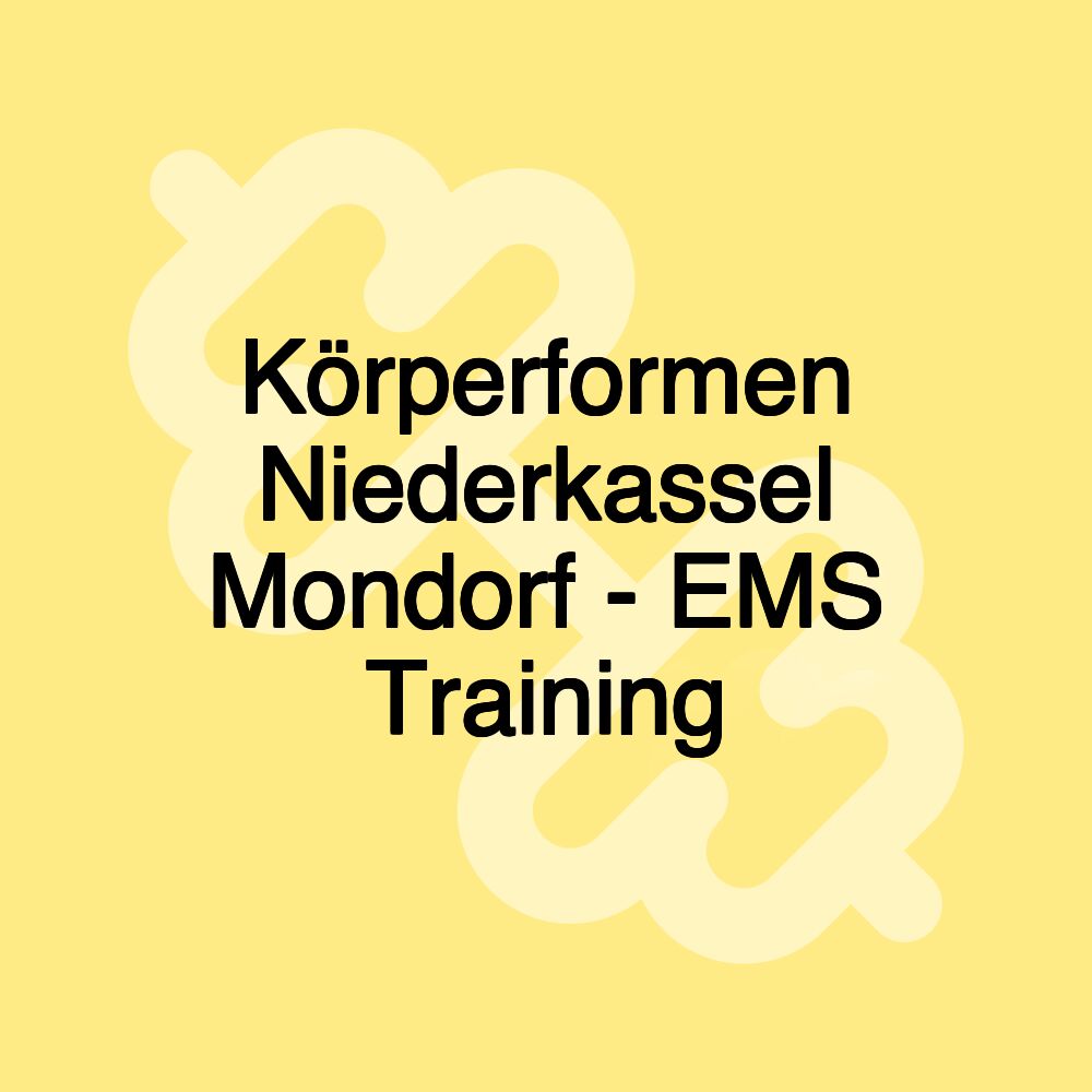 Körperformen Niederkassel Mondorf - EMS Training