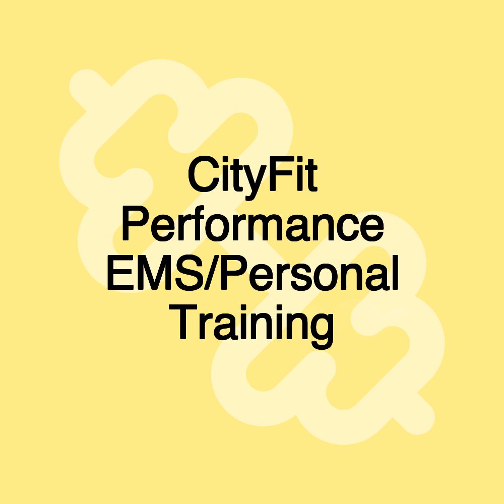 CityFit Performance EMS/Personal Training