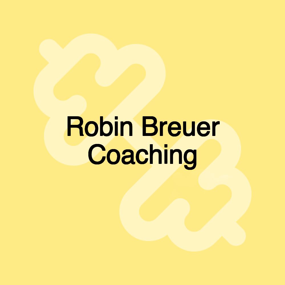 Robin Breuer Coaching