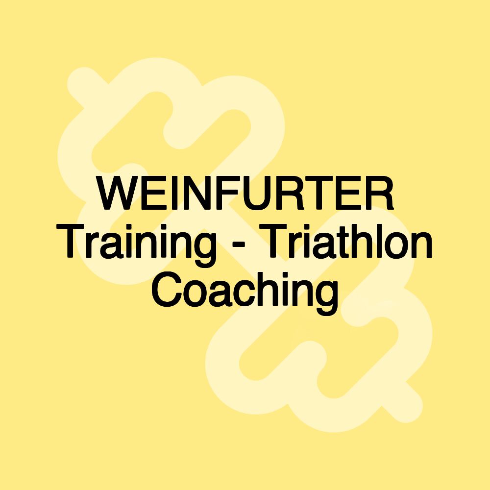 WEINFURTER Training - Triathlon Coaching