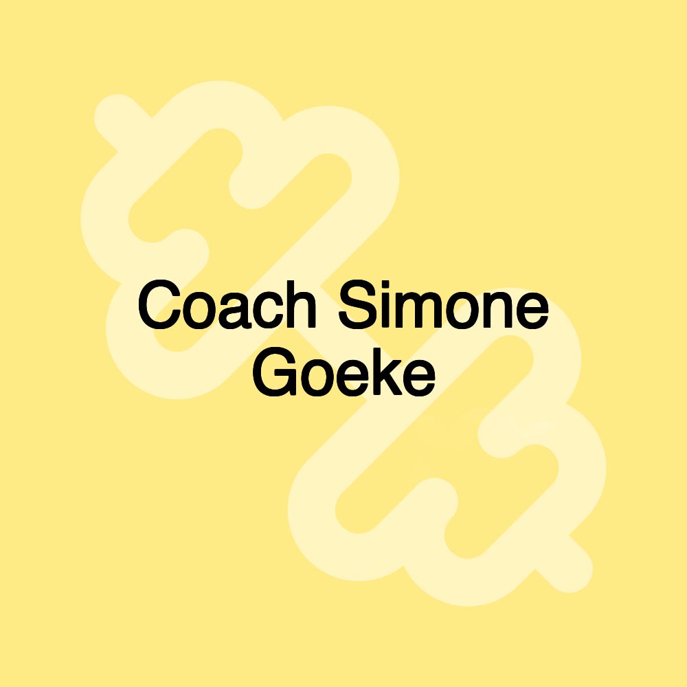 Coach Simone Goeke