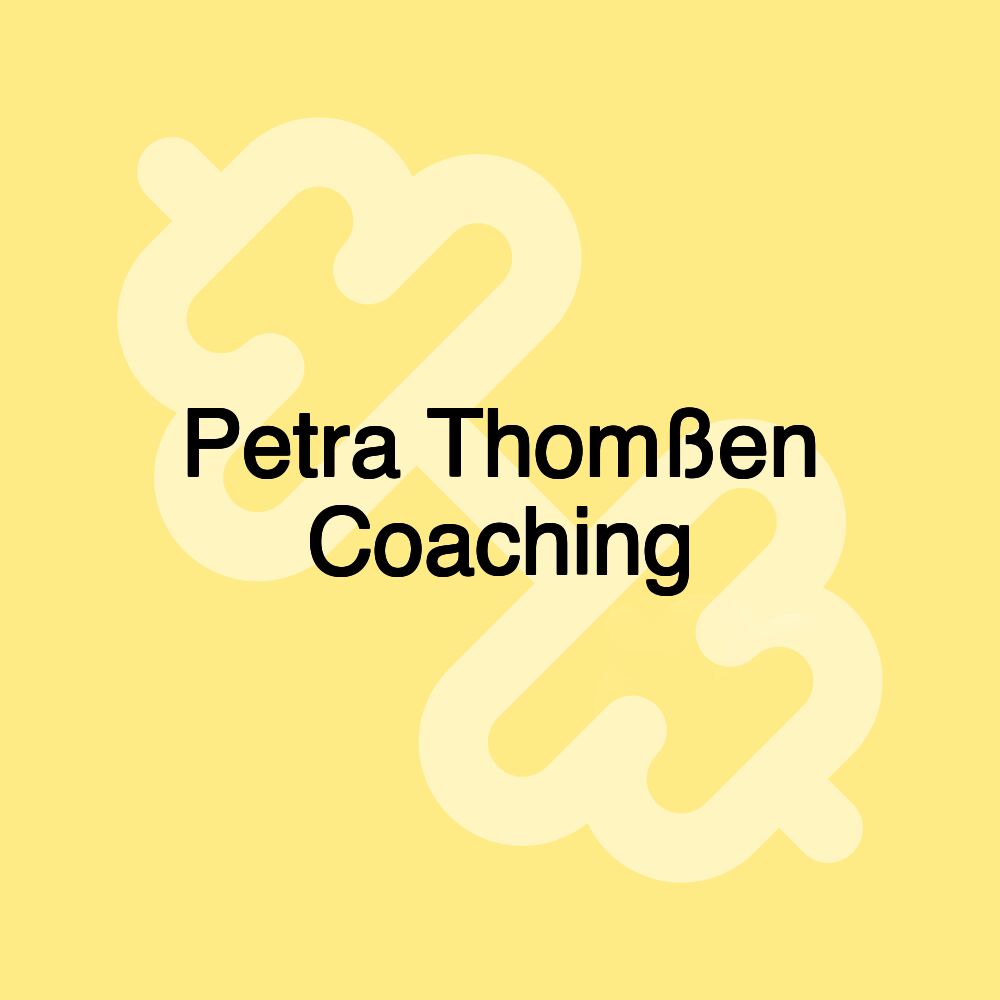 Petra Thomßen Coaching