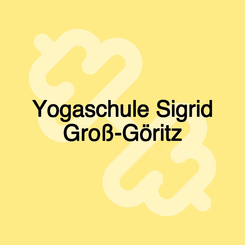 Yogaschule Sigrid Groß-Göritz