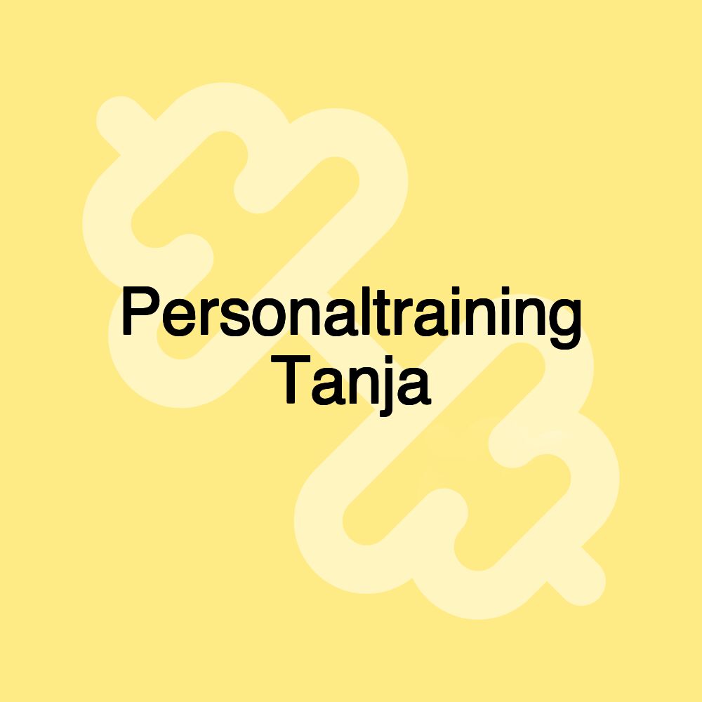 Personaltraining Tanja