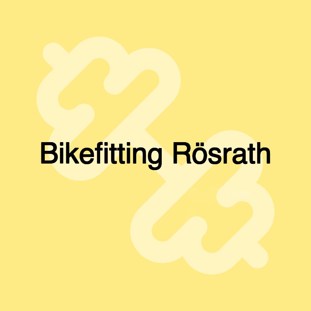 Bikefitting Rösrath