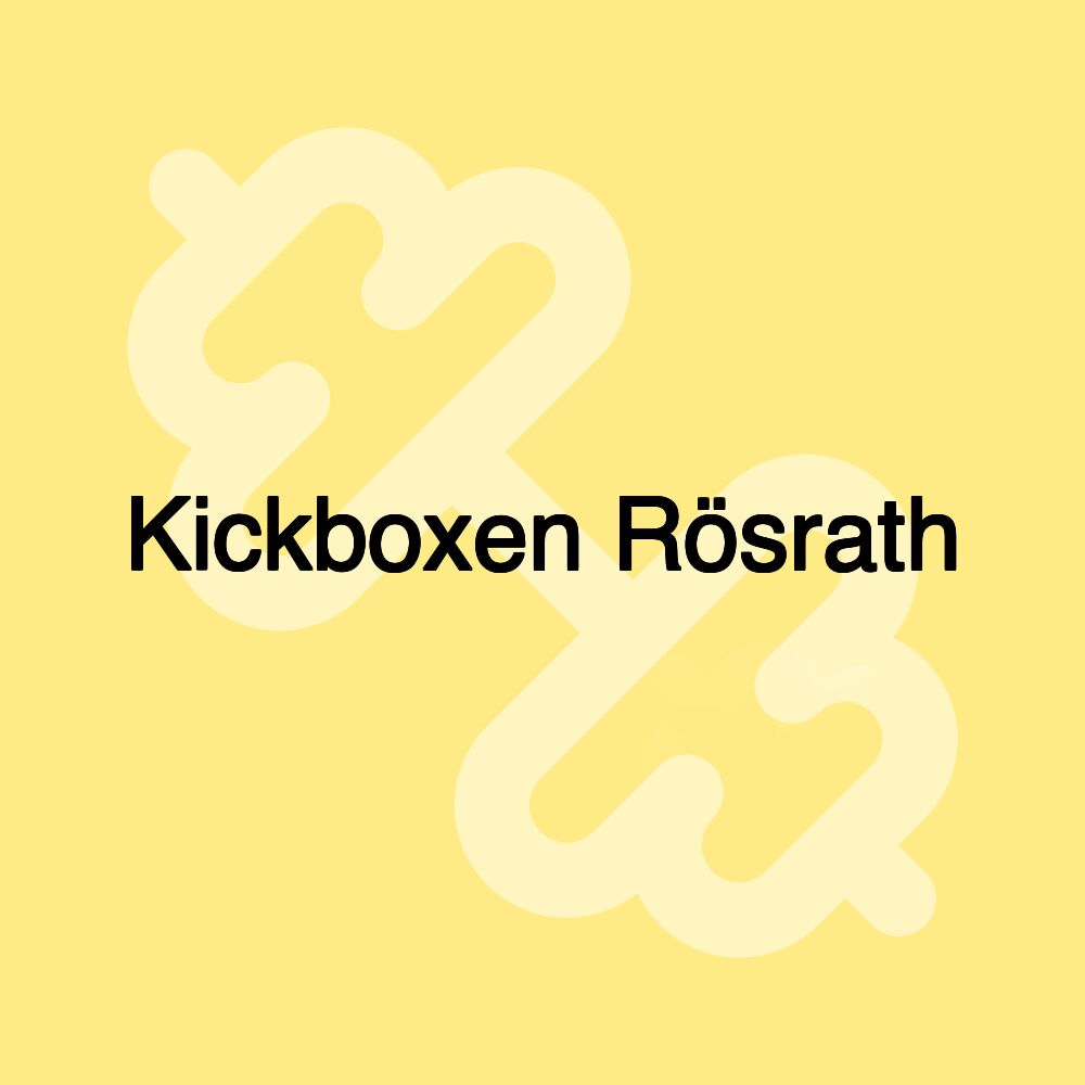 Kickboxen Rösrath