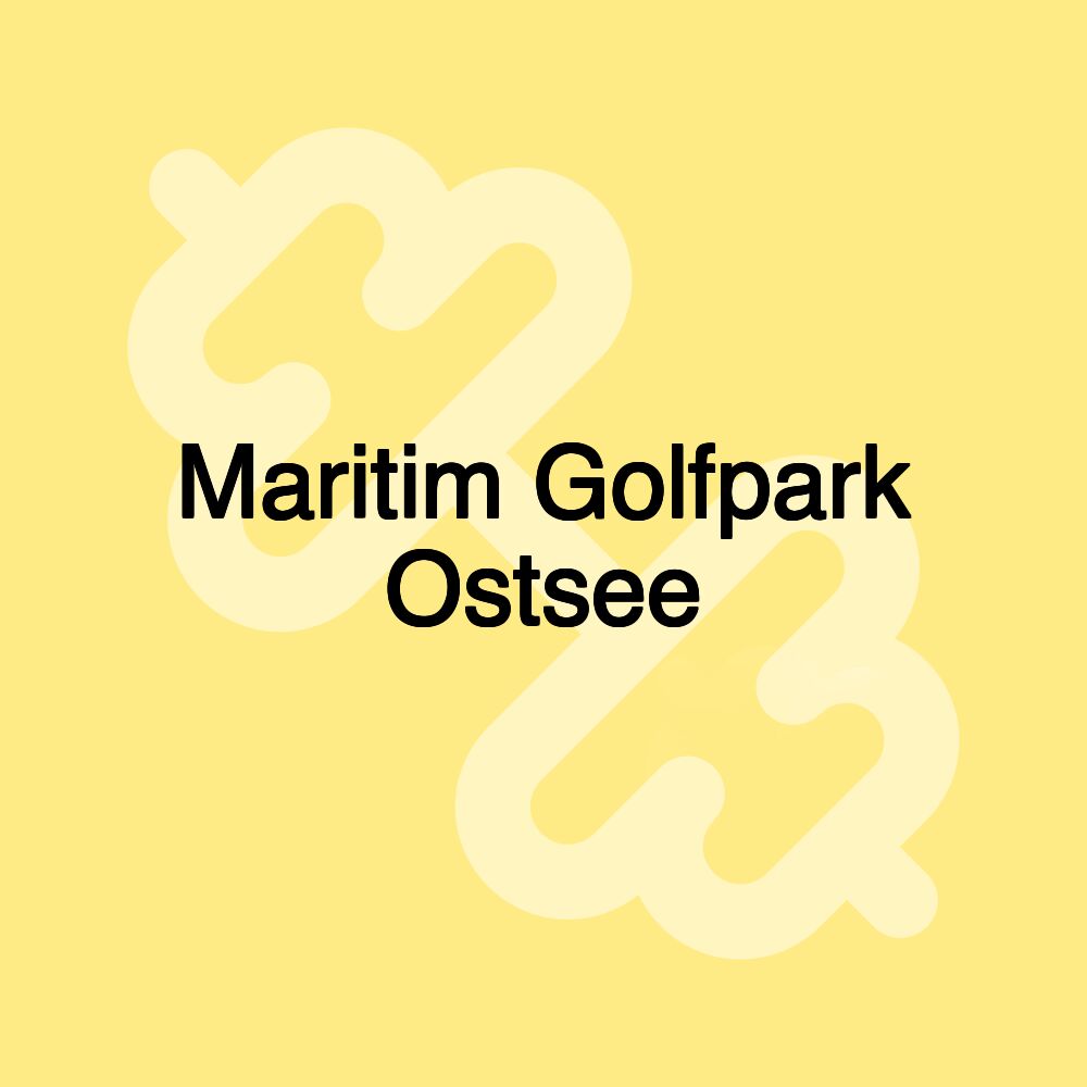 Maritim Golfpark Ostsee