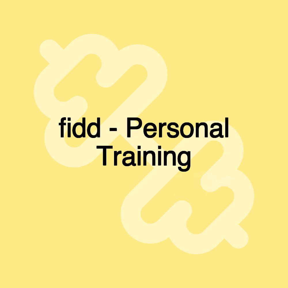 fidd - Personal Training