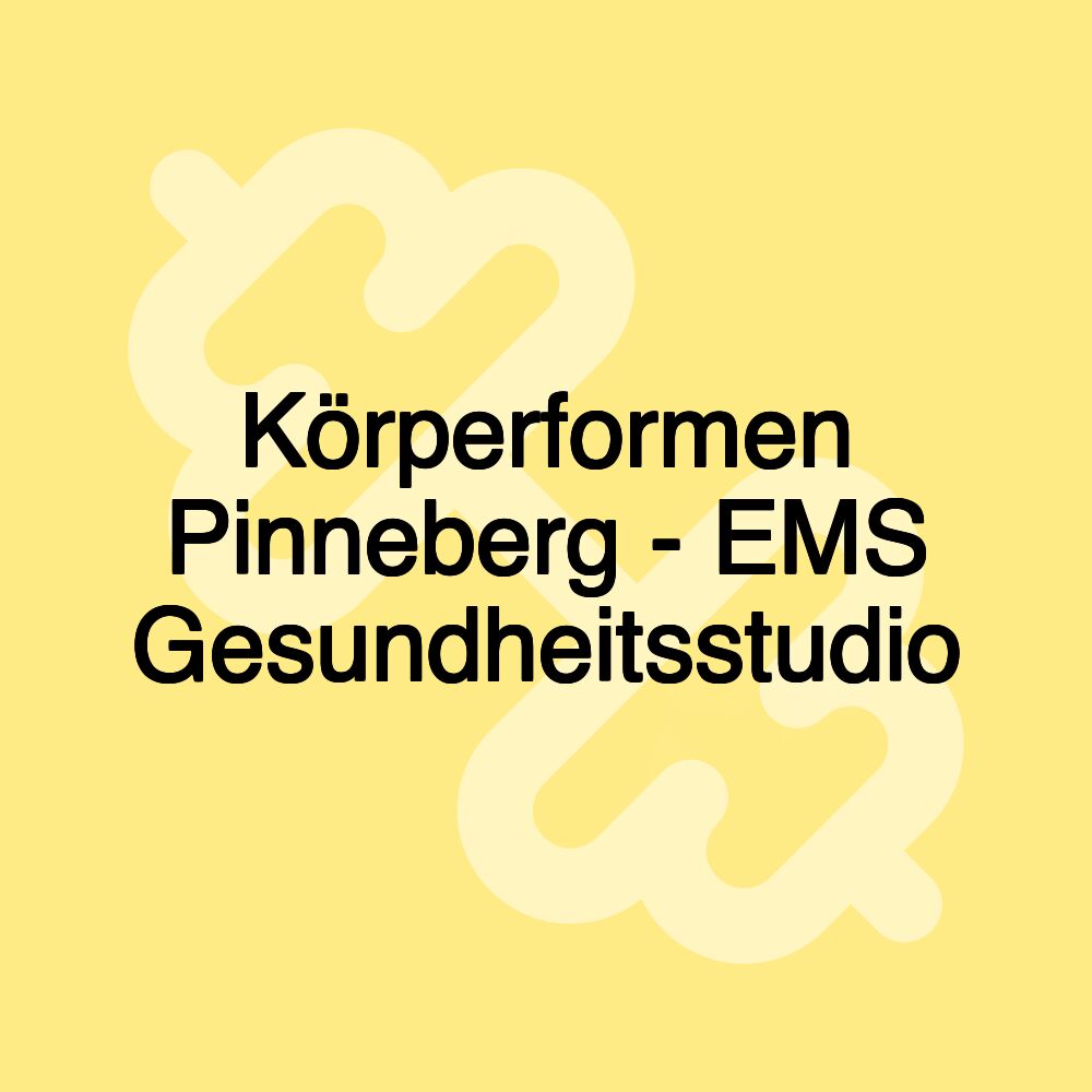 Körperformen Pinneberg - EMS Gesundheitsstudio