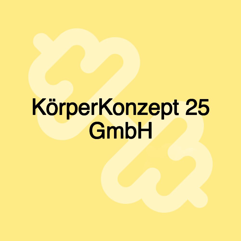 KörperKonzept 25 GmbH