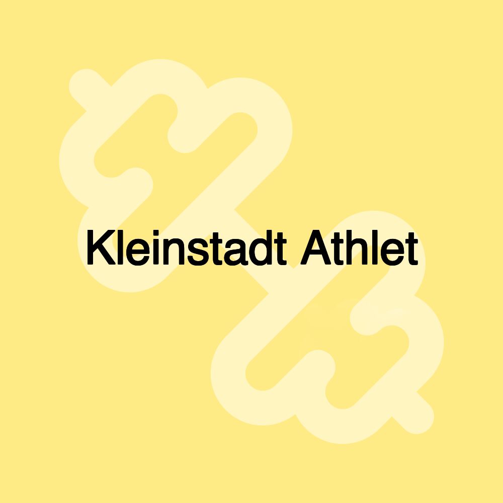 Kleinstadt Athlet