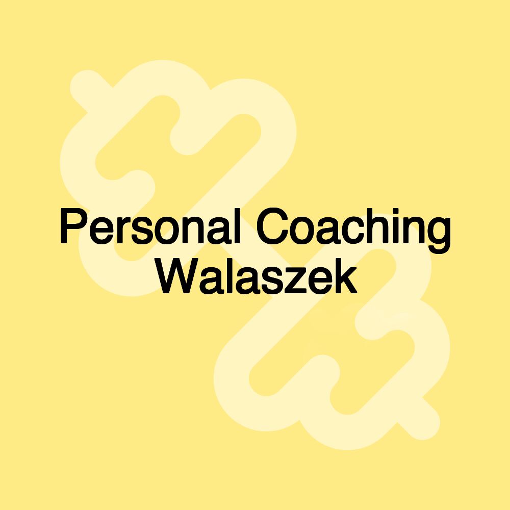 Personal Coaching Walaszek