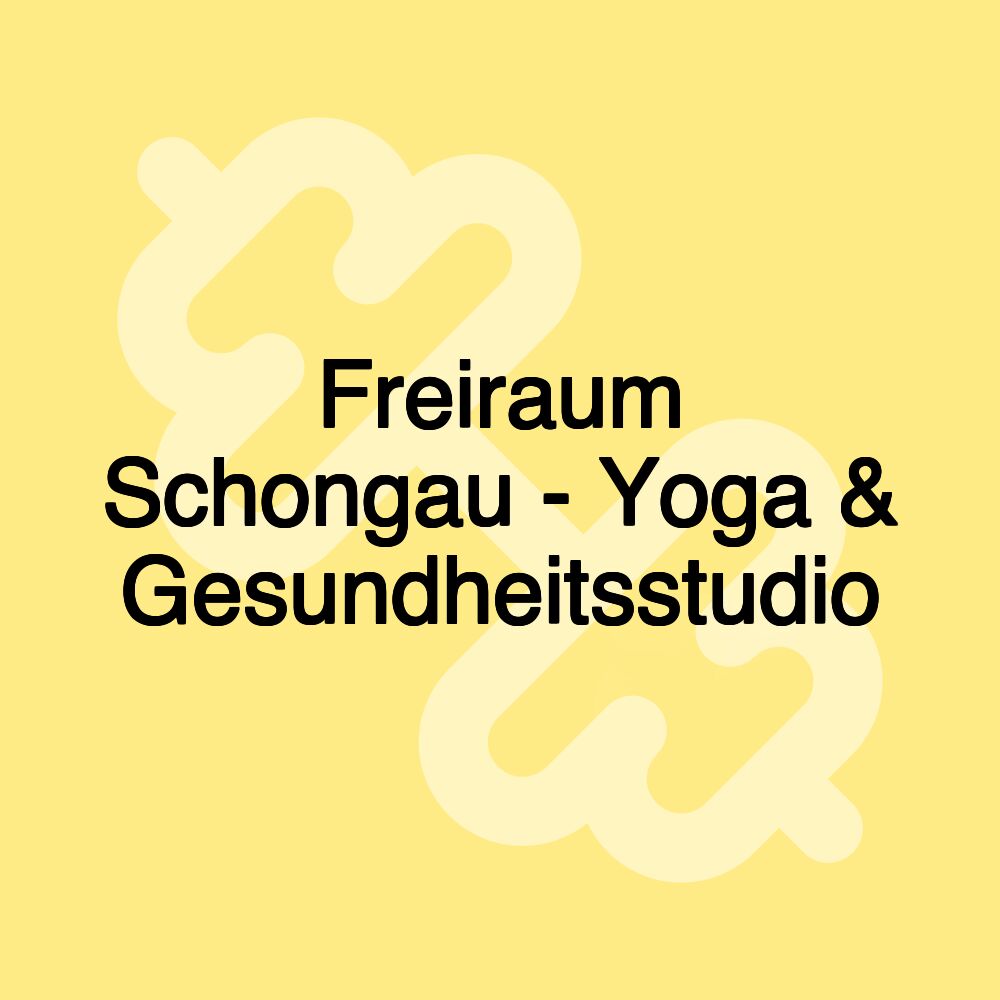 Freiraum Schongau - Yoga & Gesundheitsstudio