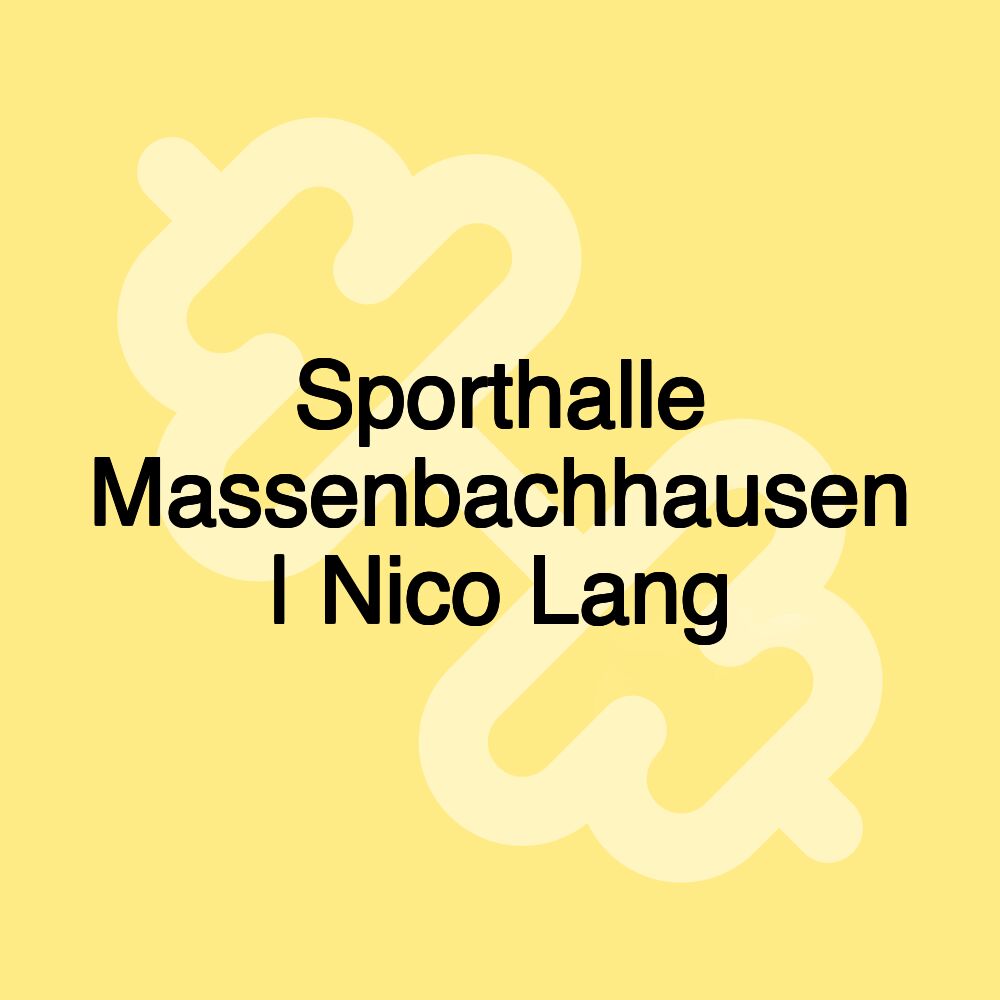 Sporthalle Massenbachhausen | Nico Lang