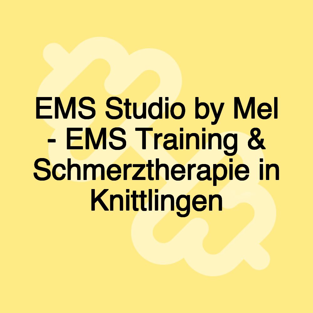 EMS Studio by Mel - EMS Training & Schmerztherapie in Knittlingen