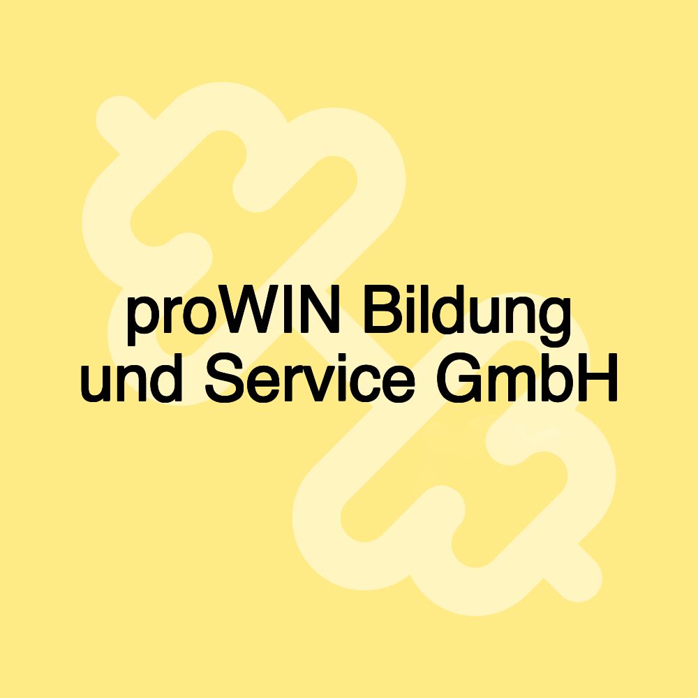 proWIN Bildung und Service GmbH