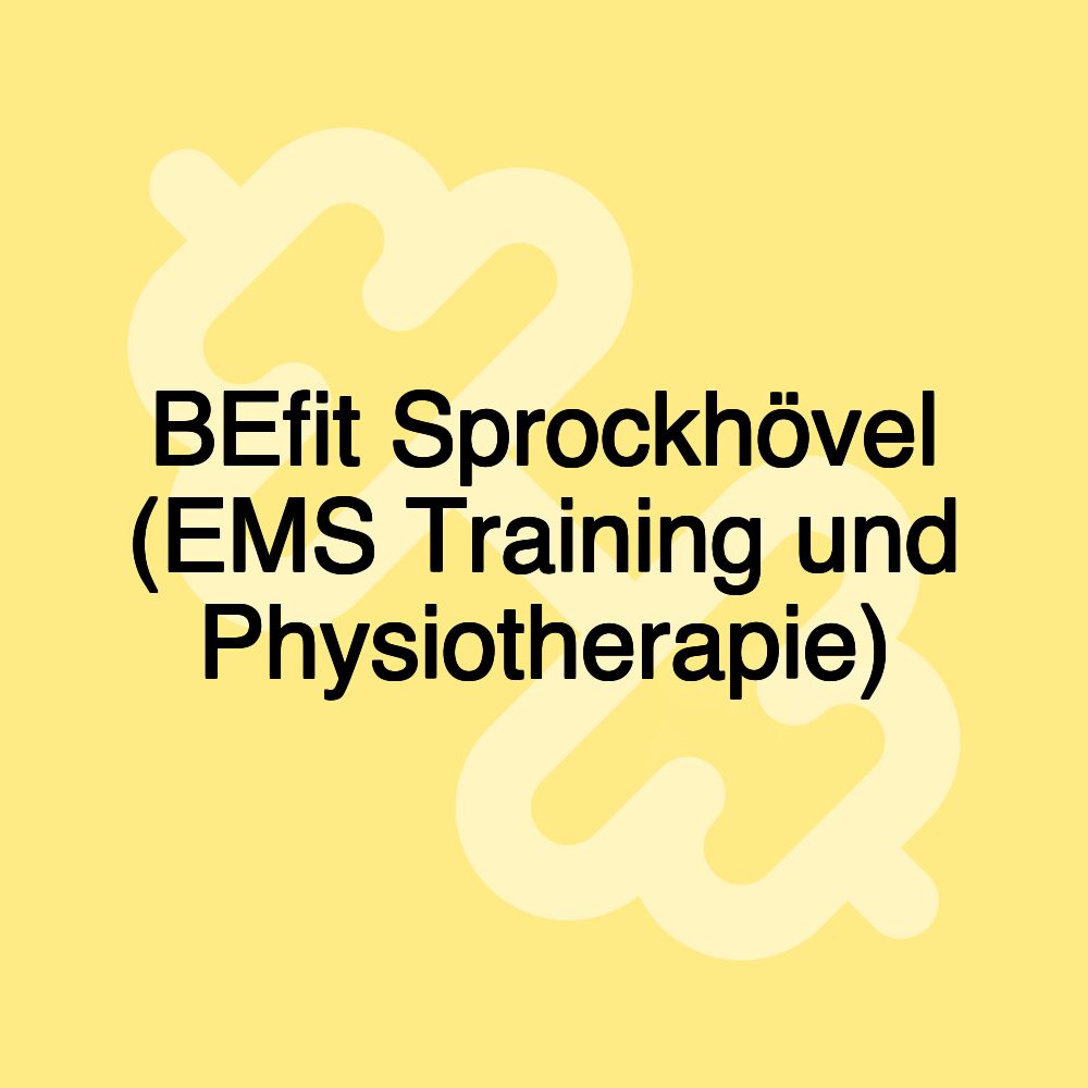 BEfit Sprockhövel (EMS Training und Physiotherapie)