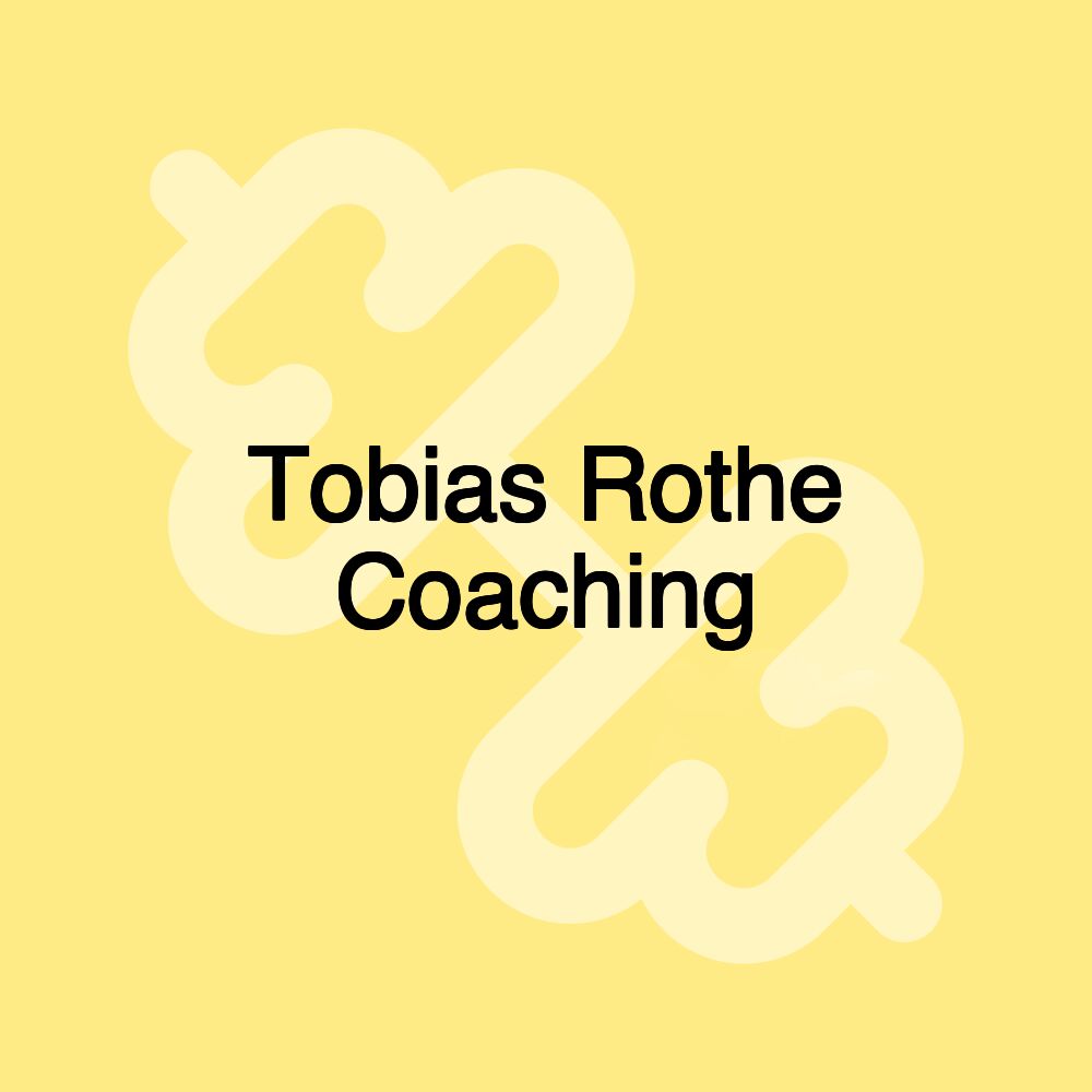 Tobias Rothe Coaching