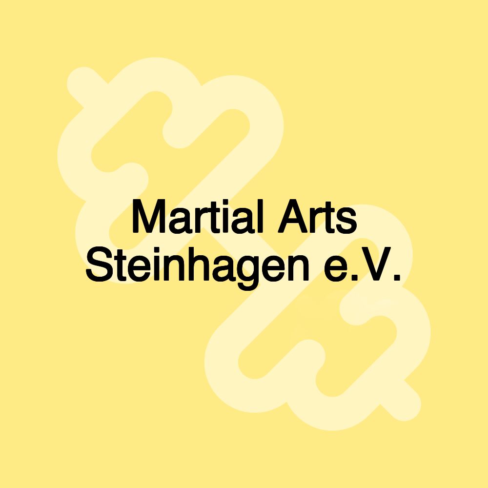 Martial Arts Steinhagen e.V.