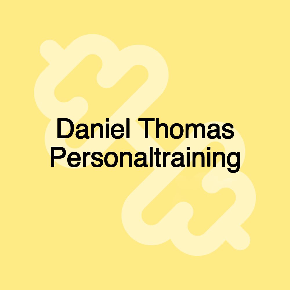 Daniel Thomas Personaltraining