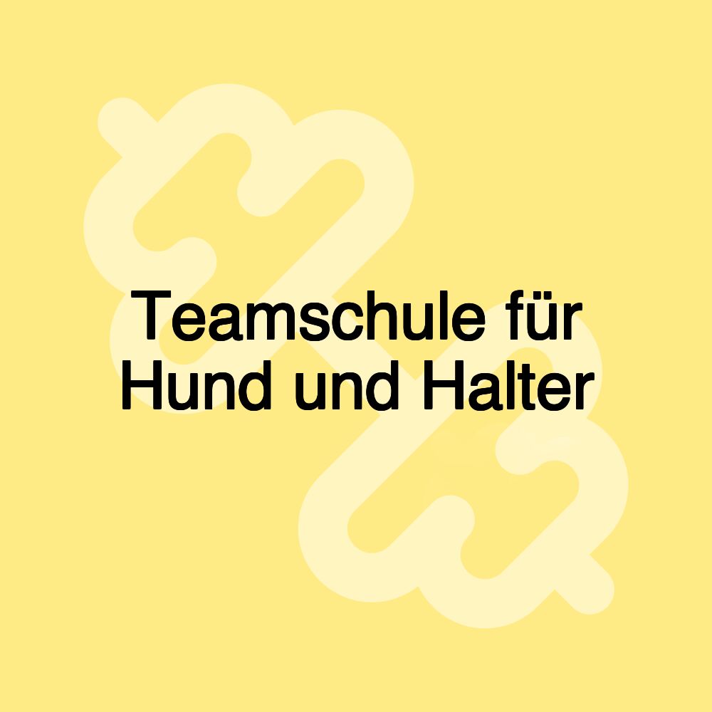 Teamschule für Hund und Halter