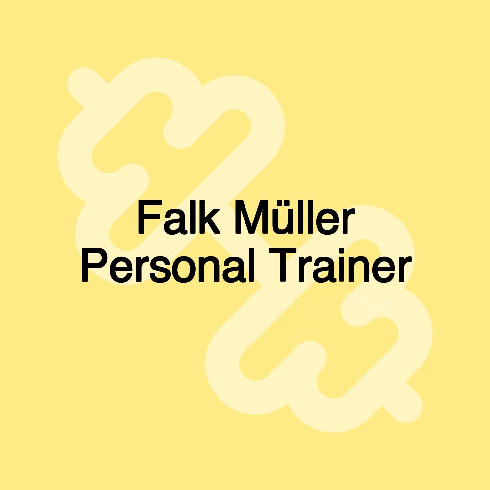 Falk Müller Personal Trainer