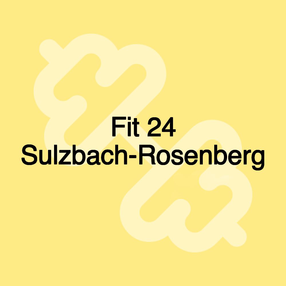 Fit 24 Sulzbach-Rosenberg